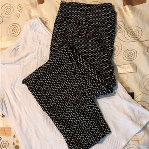 Black and White Dress Pants